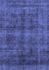 Abstract Blue Modern Rug, abs2105blu