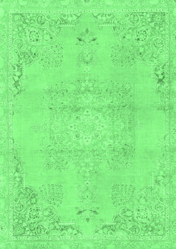 Abstract Emerald Green Modern Rug, abs2106emgrn