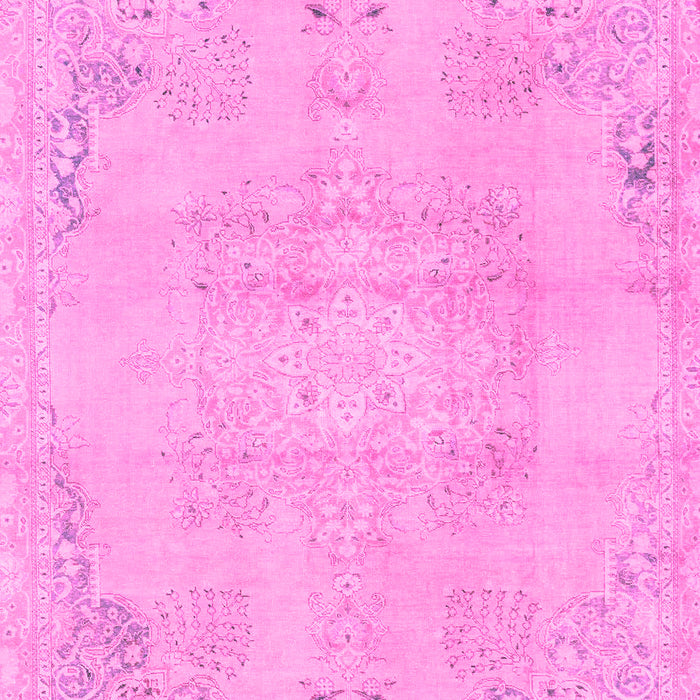 Machine Washable Abstract Pink Modern Rug, wshabs2106pnk