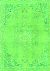 Abstract Green Modern Rug, abs2106grn