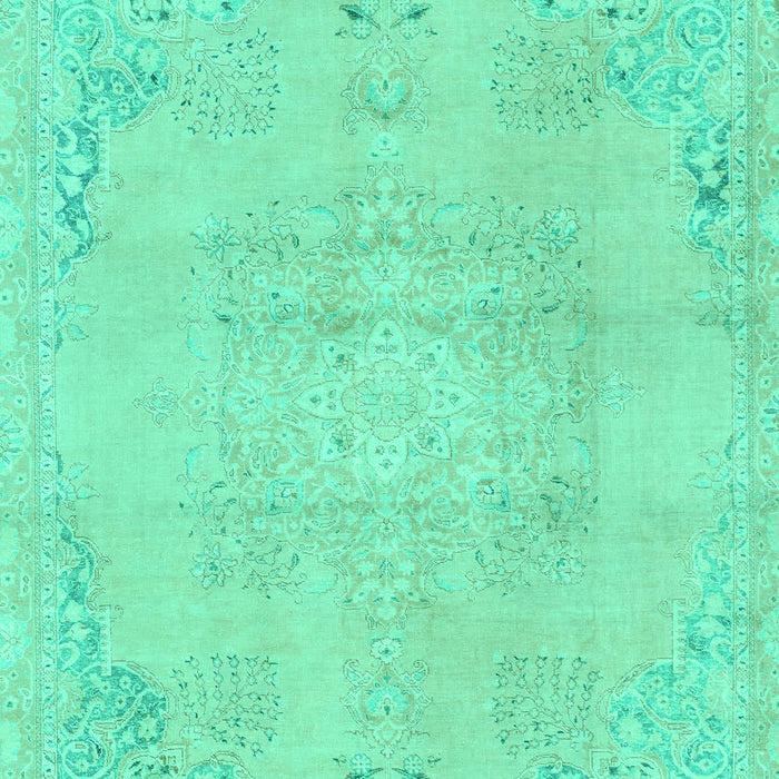 Machine Washable Abstract Turquoise Modern Area Rugs, wshabs2106turq