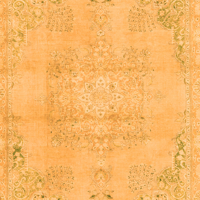 Machine Washable Abstract Orange Modern Area Rugs, wshabs2106org