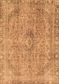 Abstract Brown Modern Rug, abs2107brn