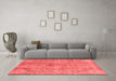 Modern Red Washable Rugs