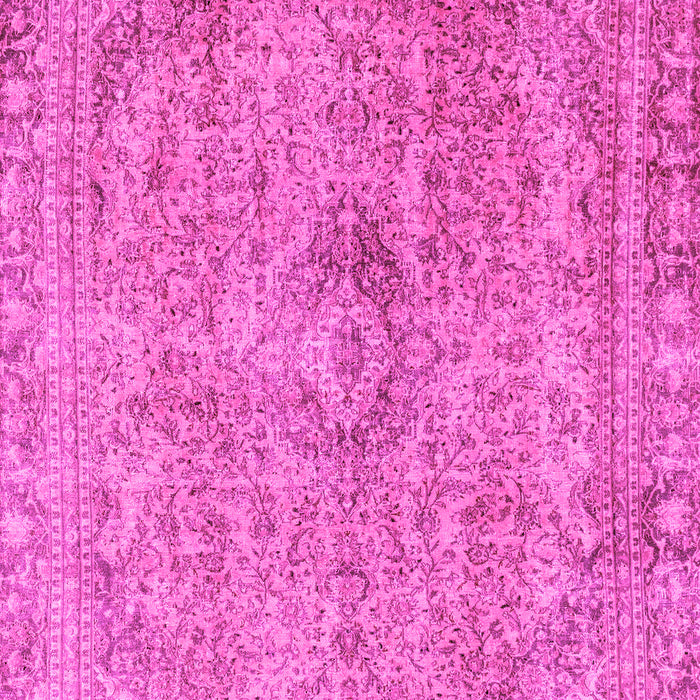 Machine Washable Abstract Pink Modern Rug, wshabs2107pnk