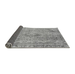 Sideview of Abstract Gray Modern Rug, abs2107gry