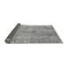 Sideview of Abstract Gray Modern Rug, abs2107gry