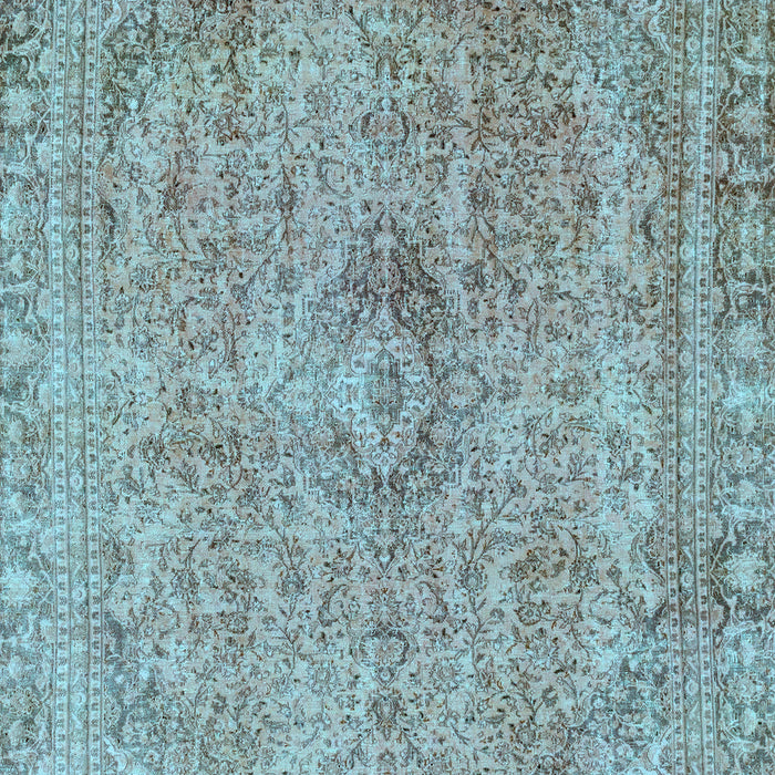 Machine Washable Abstract Light Blue Modern Rug, wshabs2107lblu