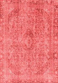 Abstract Red Modern Rug, abs2107red