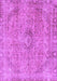 Abstract Purple Modern Rug, abs2107pur