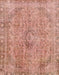 Abstract Light Salmon Rose Pink Modern Rug, abs2107