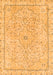 Machine Washable Abstract Orange Modern Area Rugs, wshabs2108org