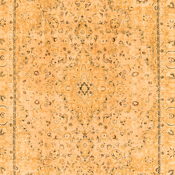 Machine Washable Abstract Orange Modern Area Rugs, wshabs2108org