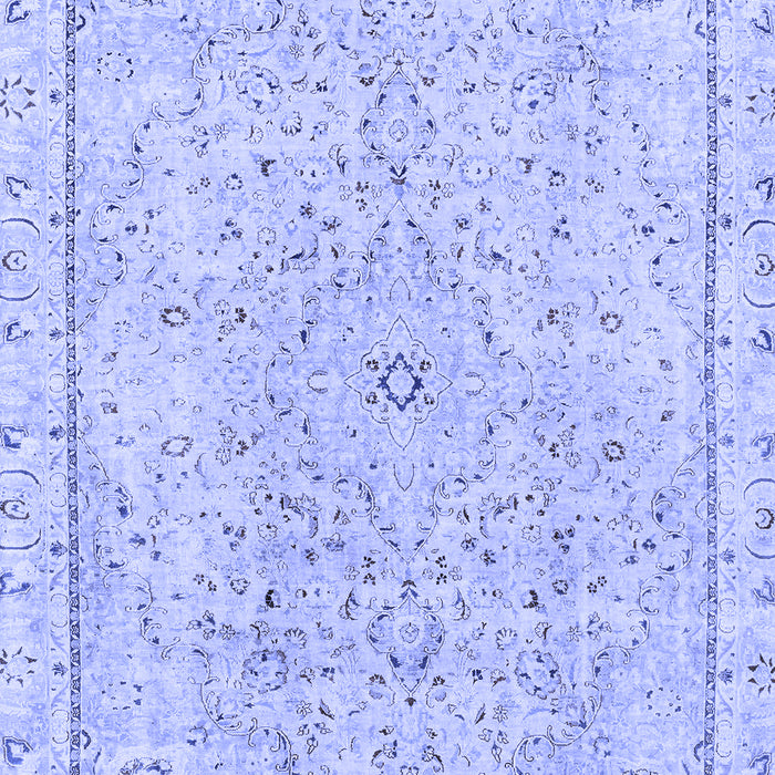 Machine Washable Abstract Blue Modern Rug, wshabs2108blu