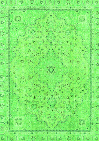 Abstract Green Modern Rug, abs2108grn