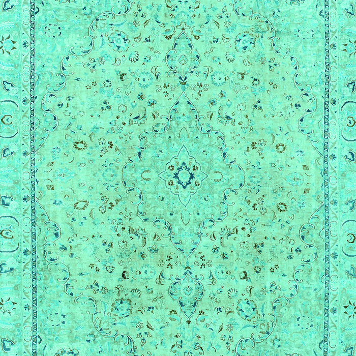 Abstract Turquoise Modern Rug, abs2108turq