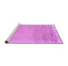 Sideview of Machine Washable Abstract Purple Modern Area Rugs, wshabs2109pur