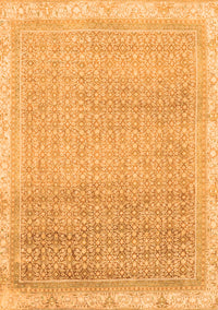 Abstract Orange Modern Rug, abs2109org