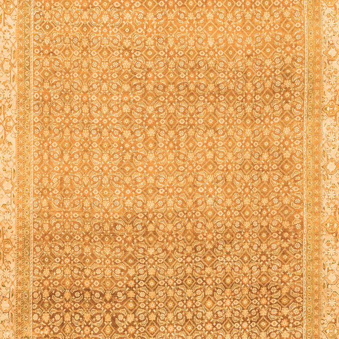 Abstract Orange Modern Rug, abs2109org