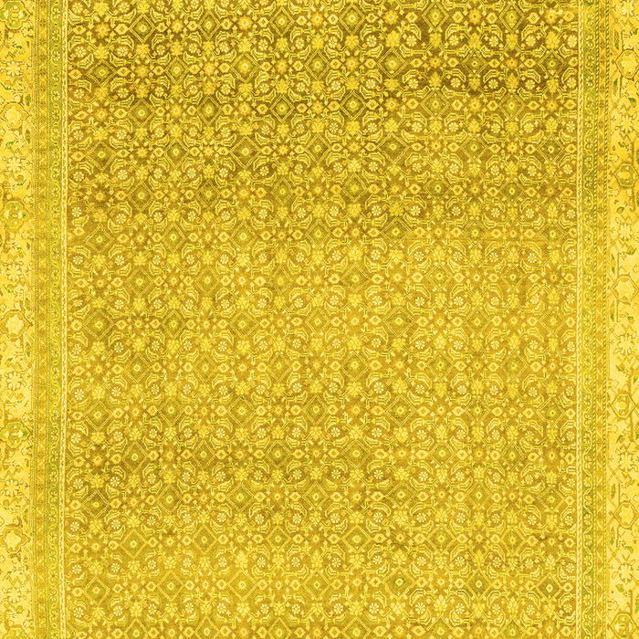 Machine Washable Abstract Yellow Modern Rug, wshabs2109yw