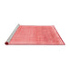 Modern Red Washable Rugs