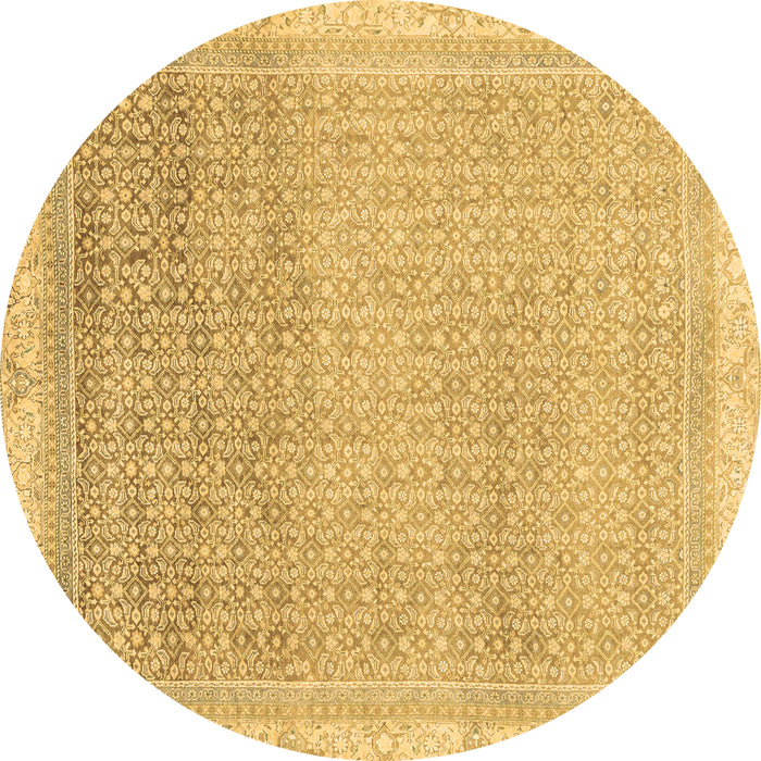 Round Machine Washable Abstract Brown Modern Rug, wshabs2109brn