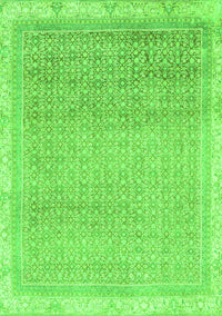 Abstract Green Modern Rug, abs2109grn