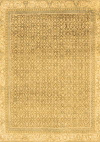 Abstract Brown Modern Rug, abs2109brn