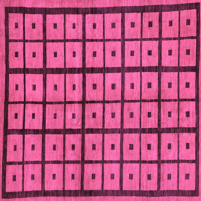 Square Abstract Purple Modern Rug, abs210pur