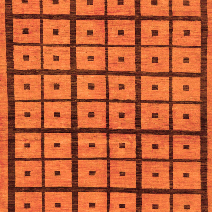 Abstract Orange Modern Rug, abs210org