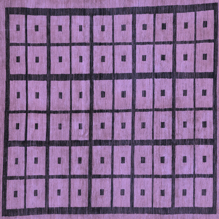 Square Machine Washable Abstract Blue Modern Rug, wshabs210blu