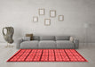 Modern Red Washable Rugs