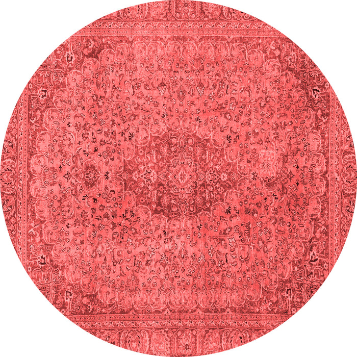 Abstract Red Modern Rug, abs2110red