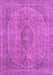 Machine Washable Abstract Purple Modern Area Rugs, wshabs2110pur