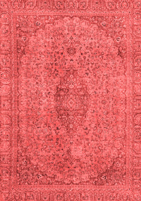 Abstract Red Modern Rug, abs2110red