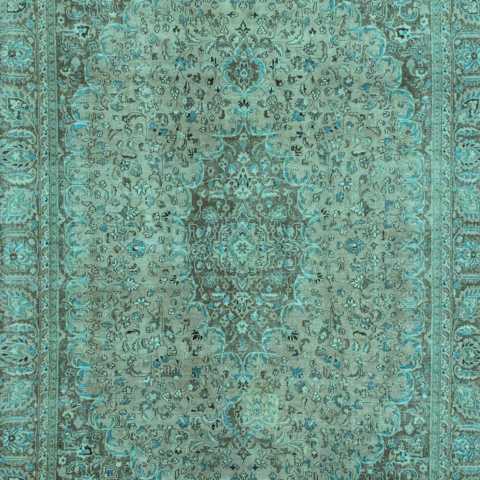 Machine Washable Abstract Light Blue Modern Rug, wshabs2110lblu