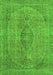 Abstract Green Modern Rug, abs2110grn