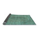 Sideview of Abstract Light Blue Modern Rug, abs2110lblu