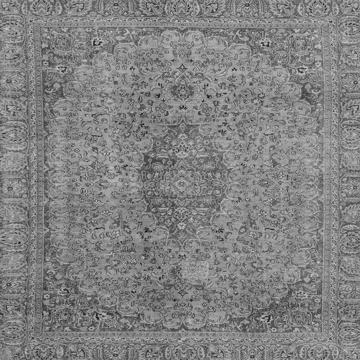 Square Machine Washable Abstract Gray Modern Rug, wshabs2110gry