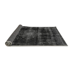 Sideview of Abstract Gray Modern Rug, abs2111gry