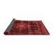 Abstract Red Modern Area Rugs