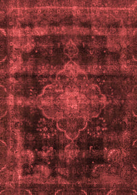 Abstract Red Modern Rug, abs2111red