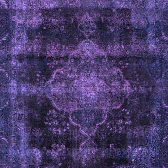 Machine Washable Abstract Purple Modern Area Rugs, wshabs2111pur