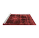 Modern Red Washable Rugs