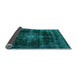 Sideview of Abstract Light Blue Modern Rug, abs2111lblu