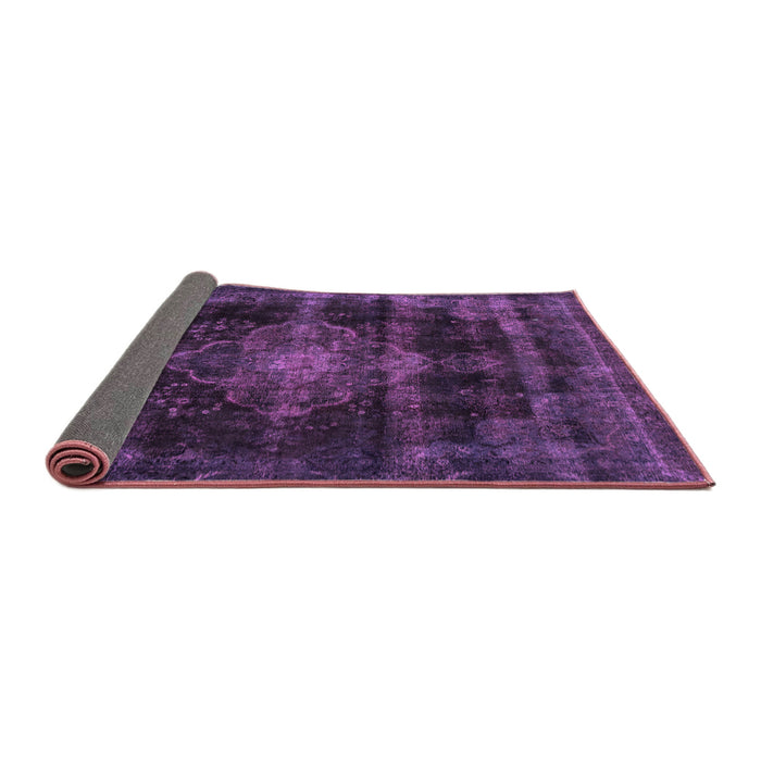 Sideview of Abstract Pink Modern Rug, abs2111pnk