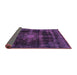 Sideview of Abstract Pink Modern Rug, abs2111pnk