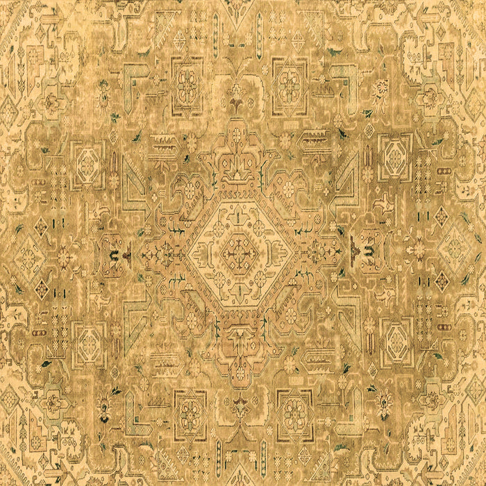 Square Abstract Brown Modern Rug, abs2112brn