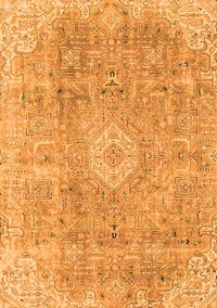 Abstract Orange Modern Rug, abs2112org