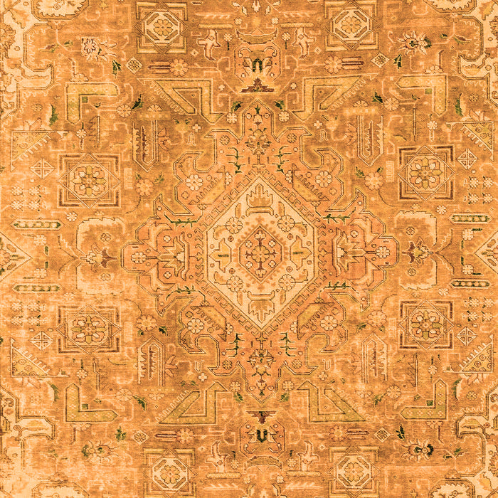 Machine Washable Abstract Orange Modern Area Rugs, wshabs2112org